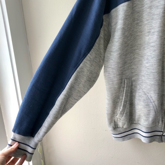 Pierre Cardin Sweatsuit Jacket Blue Gray Large - Picture 4 of 8